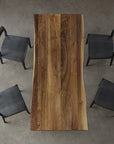 (DINING TABLE) WILDWOOD LIVE EDGE DINING TABLE (T26)