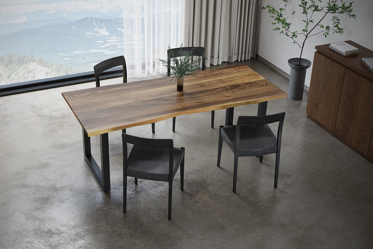 WILDWOOD LIVE EDGE LOW DINING TABLE