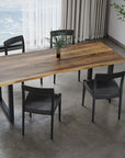 (DINING TABLE) WILDWOOD LIVE EDGE DINING TABLE (T26)
