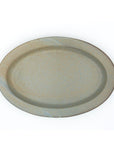 CHIPS | ANCIENT POTTERY GRAY | OVAL PLATE