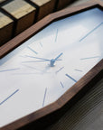 INTERZERO | LINE Clock Walnut