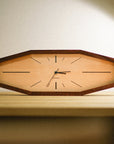 INTERZERO | LINE Clock Walnut