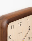 INTERZERO | BOOK Clock Walnut