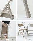 TUBULAR STEEL FOLDING CHAIR