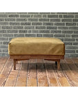 WHISKY OAK SOFA OTTOMAN