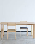 BOARD TABLE ( WALNUT / WHITE ASH )