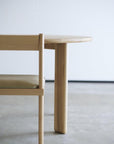 BOARD TABLE (Circle) ( WALNUT / WHITE ASH )