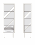 CORNICE CURIO CASE 053