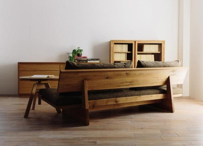 FREX WOOD SOFA W1680