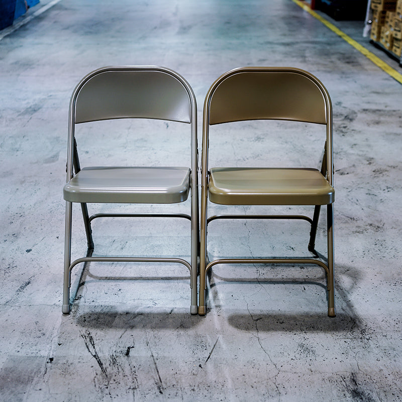 TUBULAR STEEL FOLDING CHAIR