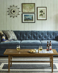 LAKEWOOD SOFA (BLUE GRAY / MUSTARD)