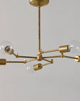 SOLID BRASS LAMP 5ARM