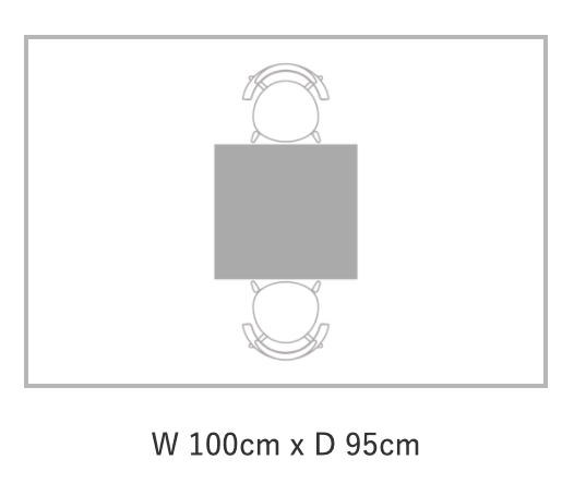 (DINING TABLE) WILDWOOD DINING TABLE T26 / W1000