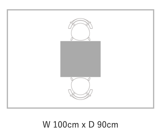(DINING TABLE) WILDWOOD DINING TABLE T26 / W1000