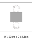 (DINING TABLE) WILDWOOD DINING TABLE T26 / W1000