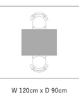 (DINING TABLE )WILDWOOD DINING TABLE T26 / W1200