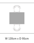 (DINING TABLE )WILDWOOD DINING TABLE T26 / W1200