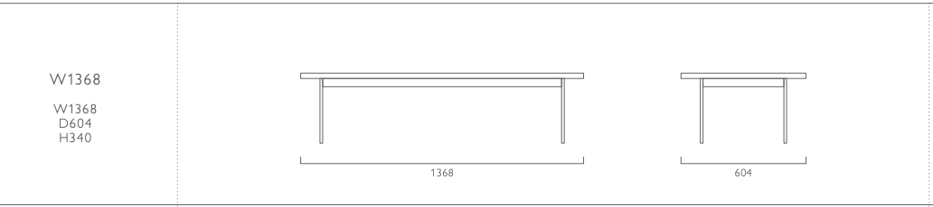 Ms. Herring Low Table ( Rectangle )