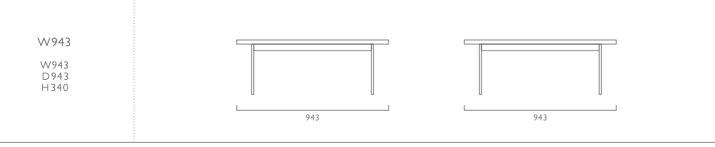 Ms. Herring Low Table ( Square )