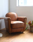 OAKS CLUB CHAIR (CRACK / SMOOTH)