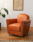 OAKS CLUB CHAIR (CRACK / SMOOTH)