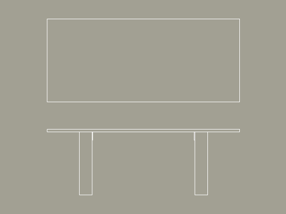 ANIMA DINING TABLE ALUMINIUM