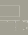 SHAKER DINING TABLE 182