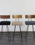 VOX BAR CHAIR (WALNUT / KONARA OAK)