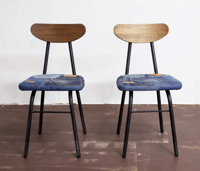 SCHOOL CHAIR DENIM (KONARA OAK/HINOKI)