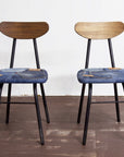SCHOOL CHAIR DENIM (KONARA OAK/HINOKI)