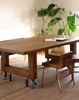 GALA DINING TABLE 210 CASTERS