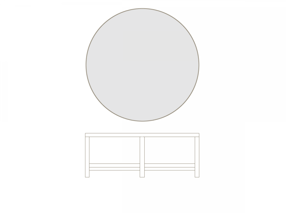 CORNICE CENTER TABLE 090