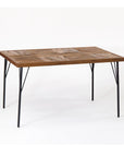 PARCS DINING TABLE ( WALNUT )