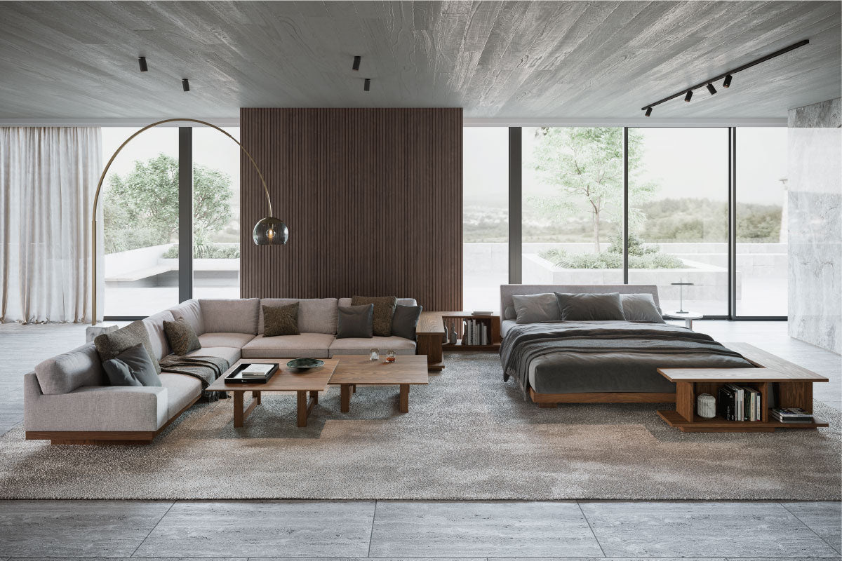 DANISH SOFA/ ARMLESS - W1800 x SH380