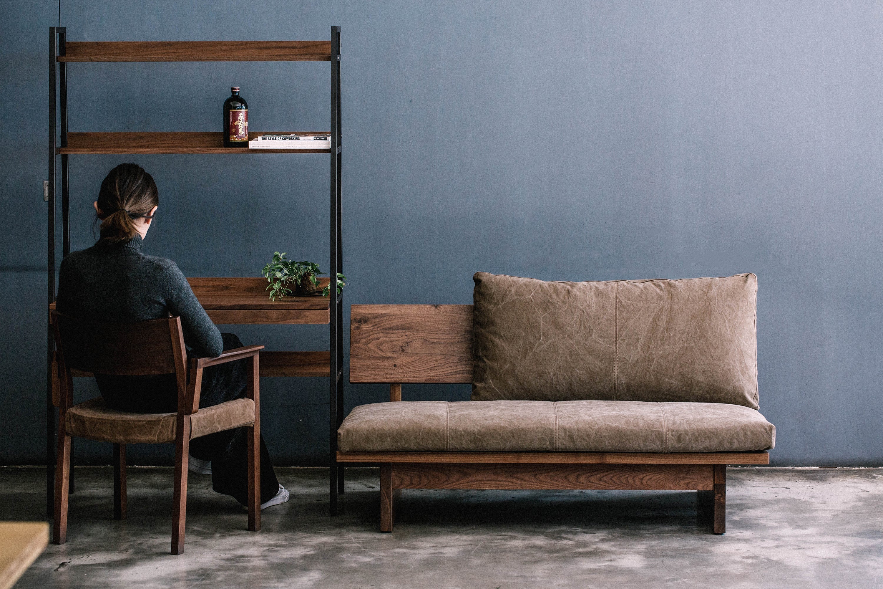 FREX WOOD SOFA W2100