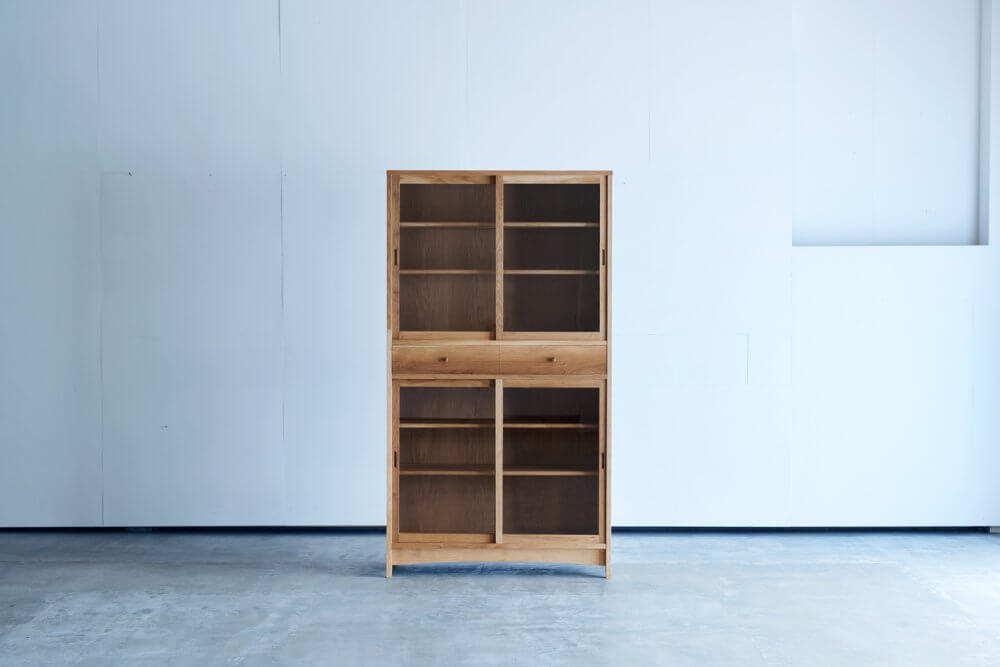 K&K 1830 AMERICA GLASS CABINET - FULL