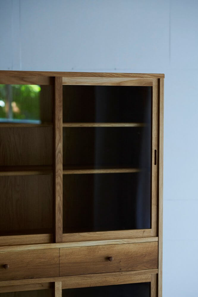 K&K 1830 AMERICA GLASS CABINET - FULL