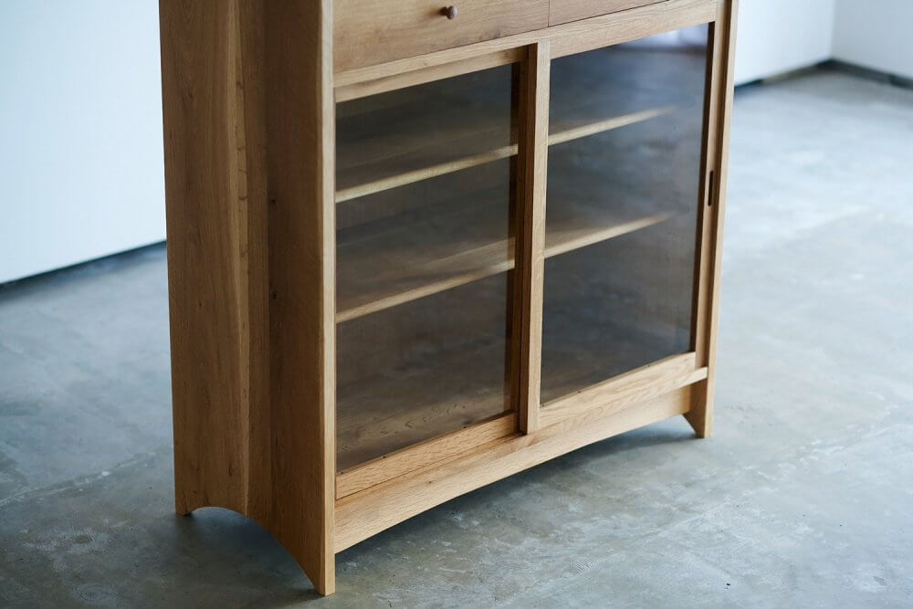 K&K 1830 AMERICA GLASS CABINET - FULL