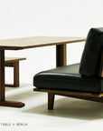 RITZ LOW DINING TABLE W1600