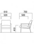 PLATZ II SOFA 1P
