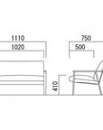 PLATZ II SOFA 2P