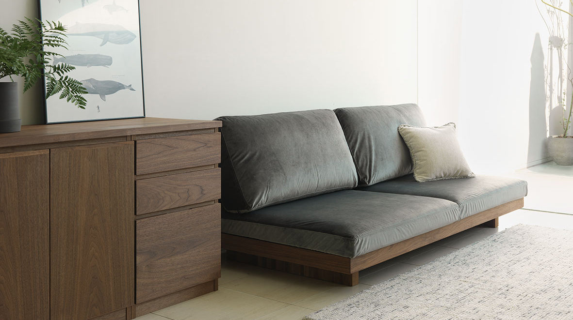 DANISH COUCH SOFA/ ARMLESS 90