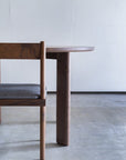 BOARD TABLE (Circle) ( WALNUT / WHITE ASH )