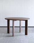 BOARD TABLE (Circle) ( WALNUT / WHITE ASH )
