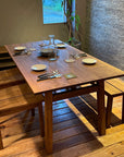 WHISKY OAK DINING TABLE