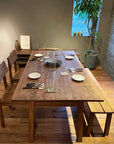 WHISKY OAK DINING TABLE
