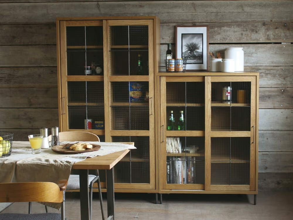 CADEAL Slide Glass Cabinet / Low