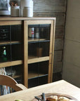 CADEAL Slide Glass Cabinet / Low