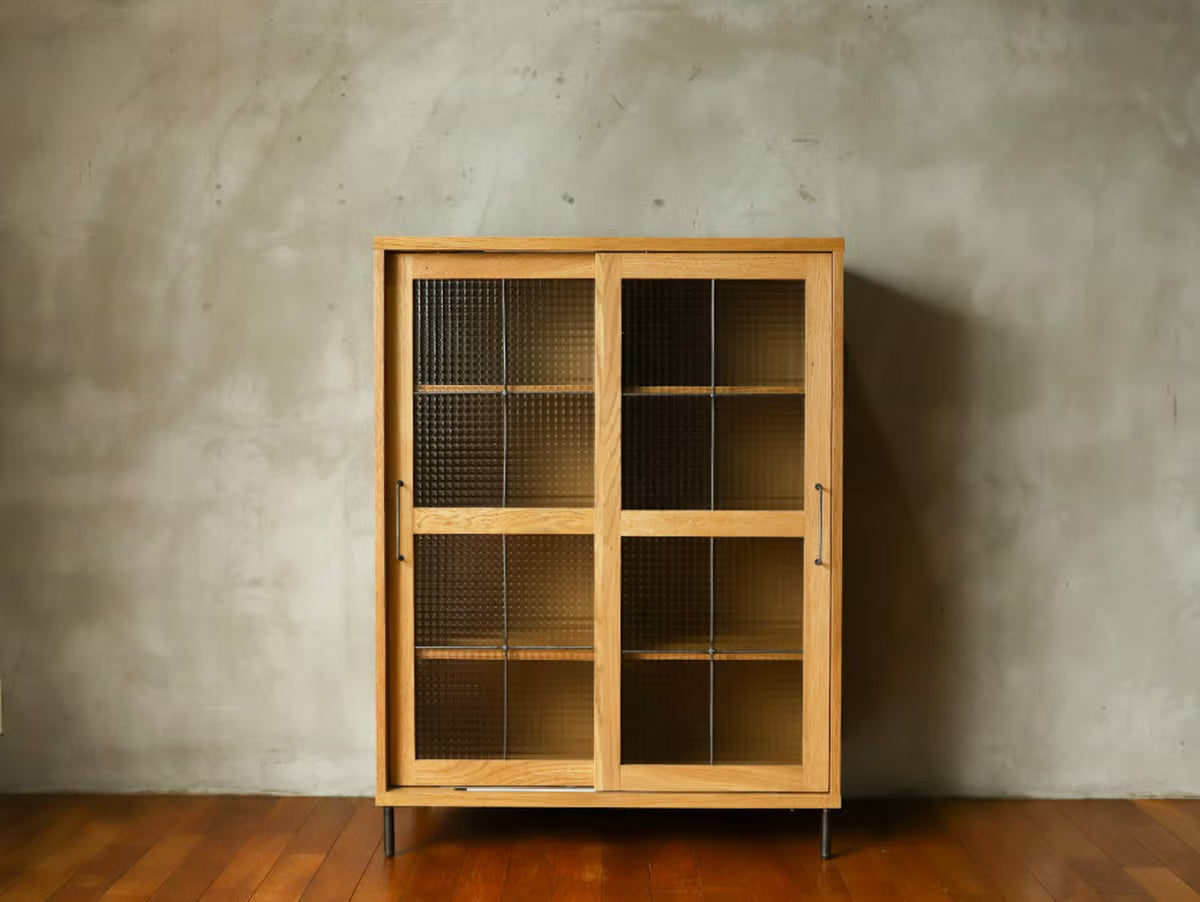 CADEAL Slide Glass Cabinet / Low