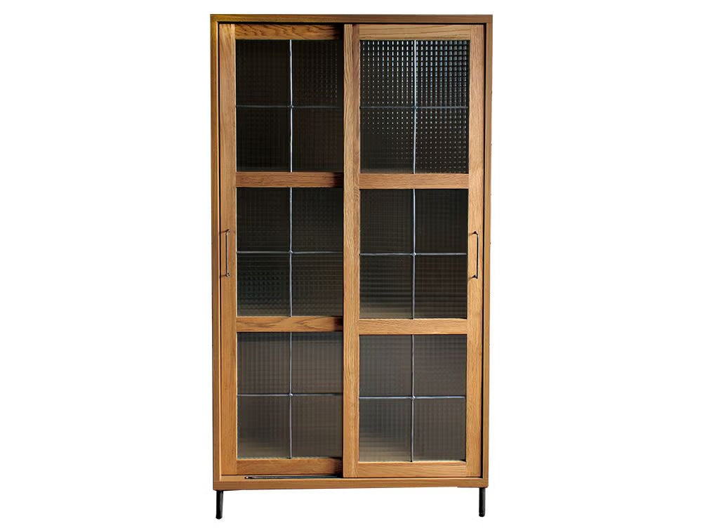 CADEAL Slide Glass Cabinet / High